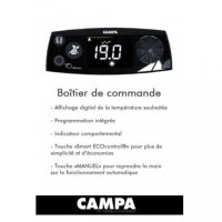 Икономичен Радиатор за баня Campa ISEO Bains Smart EcoControl 1200W.Нов с 2 г гаранция., снимка 5 - Радиатори - 41022308