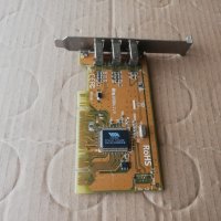 PCI 3-Port 1394 FireWire Adapter Card Q-TEC 510F VER:4.6, снимка 6 - Мрежови адаптери - 42711942