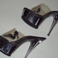 Обувки за танци-сандали, снимка 1 - Дамски обувки на ток - 35717339