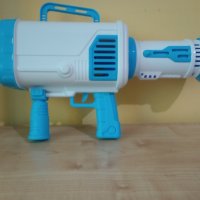 Базука изстрелваща сапунени балончета, снимка 2 - Електрически играчки - 42057468