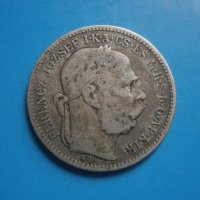 Сребърна монета 1 корона Австрия 1895 , снимка 3 - Нумизматика и бонистика - 42362802