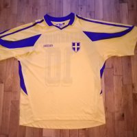 Футболна тениска на Швеция №10 Златан Ибрахимович размер реален С/М, снимка 1 - Футбол - 41781454