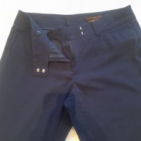 Дамски копринен син панталон 40 размер, снимка 2 - Панталони - 41774985