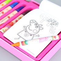 Куфарче Peppa Pig с пълен комплект за рисуване, снимка 4 - Рисуване и оцветяване - 42170106