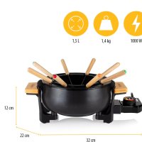 Tristar FO-1108 Фондю / Фондю за 8 души / Фондю 1,5 литра, снимка 1 - Други - 44174014