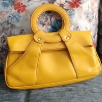 Уникална винтидж чанта / жълта чанта , снимка 1 - Чанти - 42603958