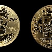 0.25 Биткойн монета / 0.25 Bitcoin Coin ( BTC ) - Gold, снимка 2 - Нумизматика и бонистика - 39123952