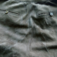 Trussardi - велурен, кафяв панталон, снимка 4 - Панталони - 36355357