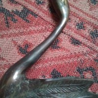 Лебед стар бронзов 33956, снимка 6 - Колекции - 38951128