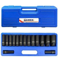 HAWEK Комплект вложки 13 Броя Ударни Вложки 10-32 мм в куфар, снимка 1 - Други инструменти - 42359452