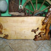 Голяма дървена табела за хижа,ръчна изработка - дърворезба , снимка 1 - Пана - 41401337