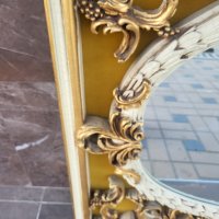 Италианско бароково огледало 080, снимка 6 - Огледала - 41908330