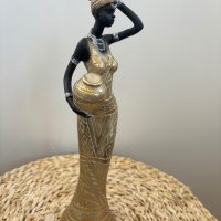 Статуетка Африканска жена, снимка 2 - Статуетки - 44433850