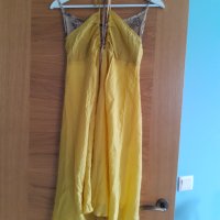 Оригинална рокля в жълто, снимка 1 - Рокли - 40896698