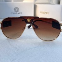 Versace VE2252 мъжки слънчеви очила авиатор унисекс дамски, снимка 5 - Слънчеви и диоптрични очила - 41839831