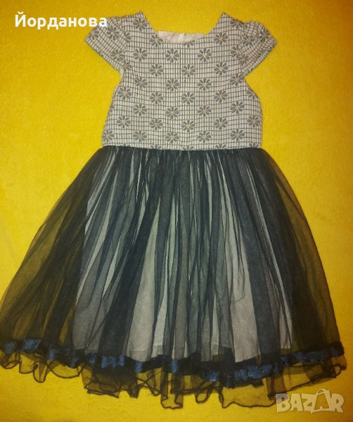 Детска рокля с къс ръкав, р-р 116 см., снимка 1