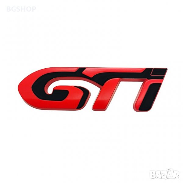 GTI емблема Red - Black, снимка 1