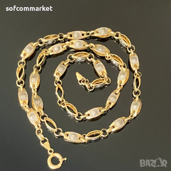 Златен синджир 14К - 14.05 гр., снимка 1
