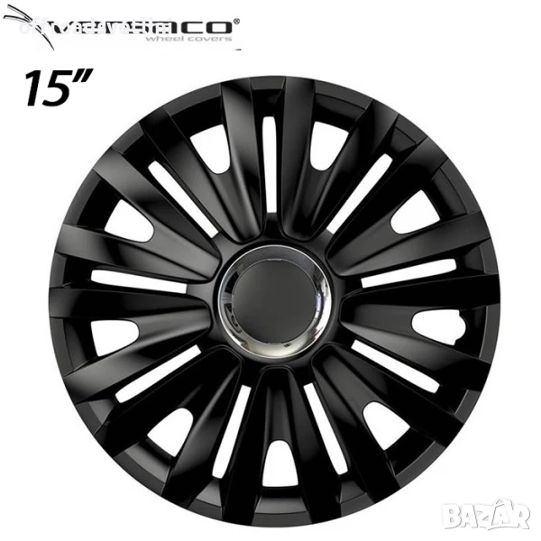 Versaco Slovakia Тасове за джанти 15'' Versaco Royal RC Black Черни, снимка 1