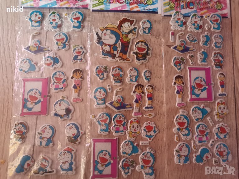 3D Doraemon Дораемон лист самозалепващи лепенки ръчна изработка декорация и др., снимка 1