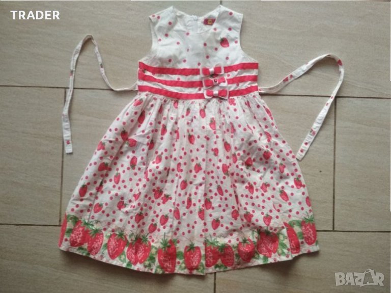 Детска рокля на ягодки RIVETING, снимка 1
