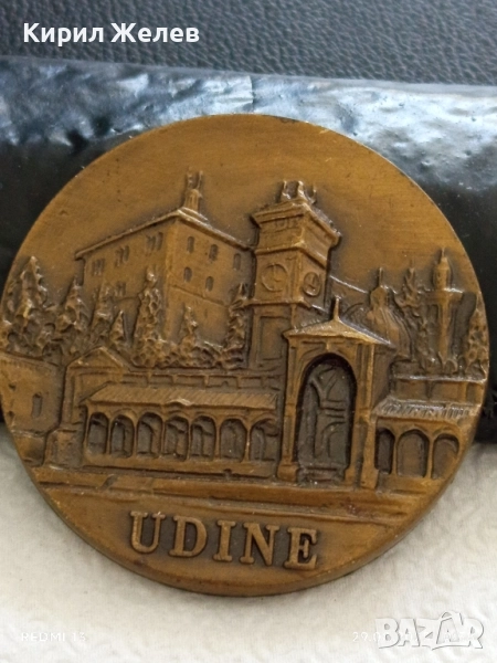 Плакет УДИНЕ ИТАЛИЯ много красив невероятен за КОЛЕКЦИОНЕРИ 25328, снимка 1