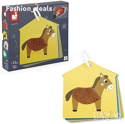 Нова играчка Janod J02692 Сензорни флаш карти Ферма подарък дете Коледа, снимка 1