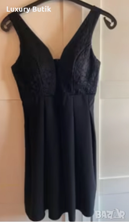 Черна коктейлна рокля НОВА, снимка 1