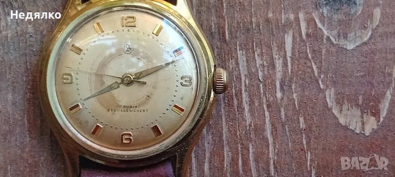 Немски ръчен винтидж часовник Fbu, снимка 1
