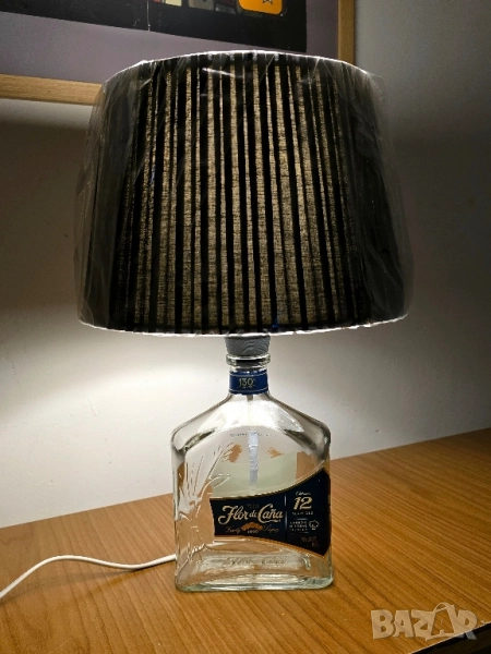 Ръчно правена нощна лампа Flor De Caña 12, снимка 1