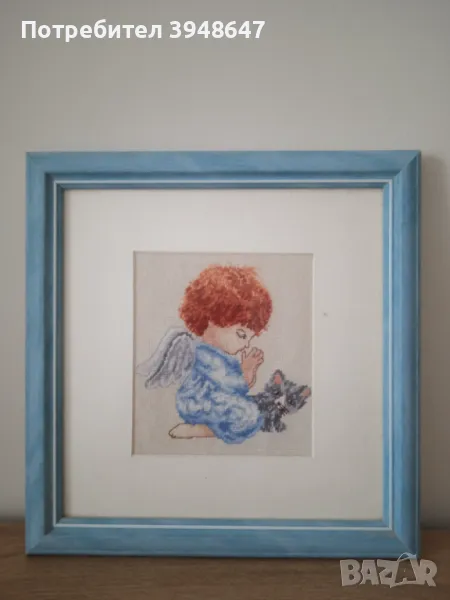 Гоблен " Моето Ангелче"за детската стая, снимка 1