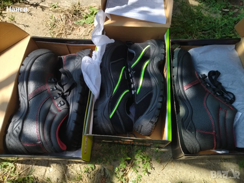 Работни обувки с метално бомбе, снимка 1