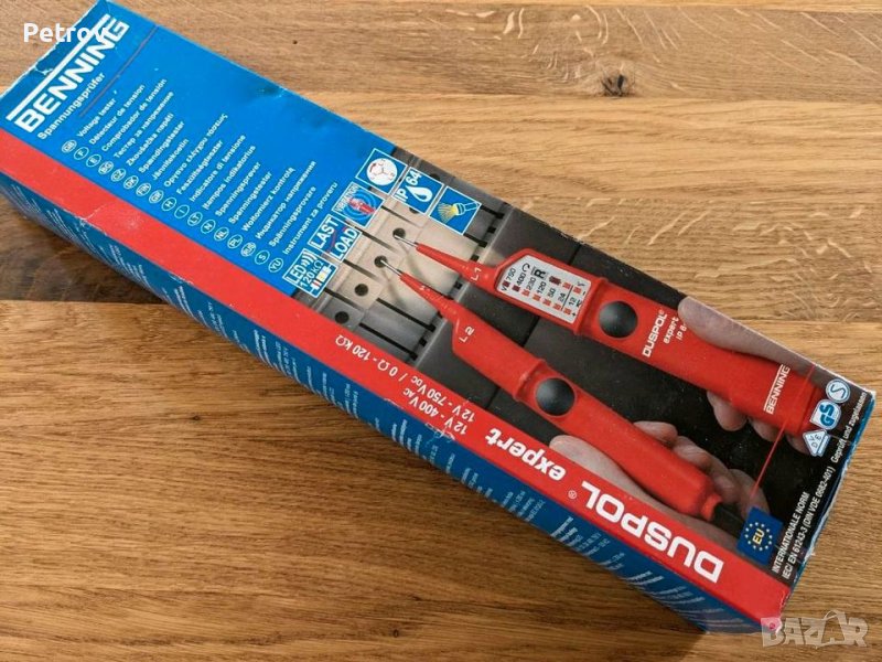 BENNING DUSPOL expert - GERMANY - PROFI Voltage Tester 12 - 750 V AC/DC Електроизмервателен Уред !!!, снимка 1