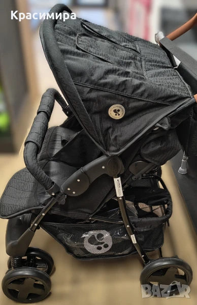 Количка за близнаци - Twin, черна, снимка 1