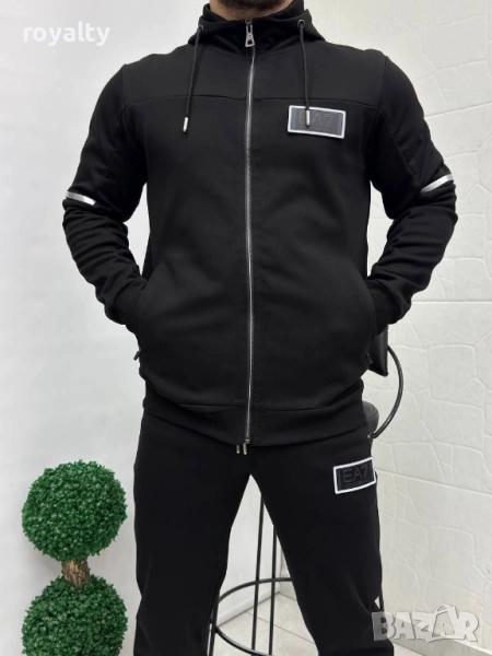 Emporio Armani 7 Черен Мъжки Екип , снимка 1