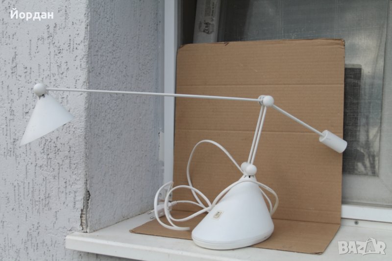 Немска настолна метална лампа , снимка 1