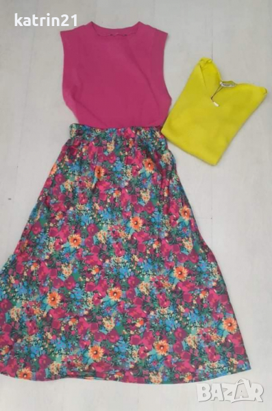 нова сатенена пола , снимка 1