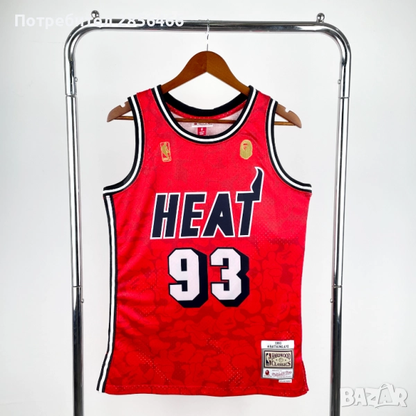 Мъжки потник Mitchell&Ness Bape 93 Miami Heat размер XXL, снимка 1