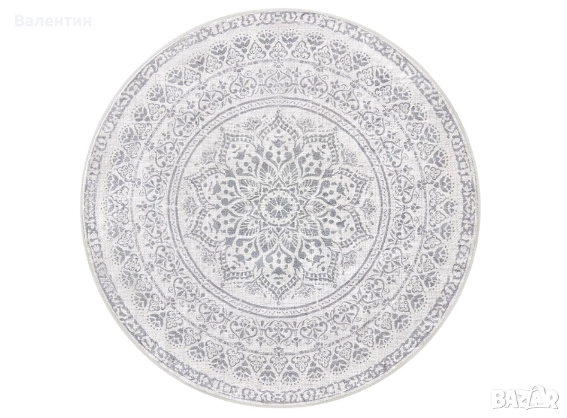 Кръгъл килим с диаметър 120см, снимка 1