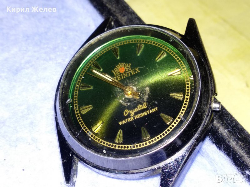 OREINTEX Crystal WOTER RESISTANT Стар КОЛЕКЦИОНЕРСКИ Мех МЪЖКИ ЧАСОВНИК 36570, снимка 1