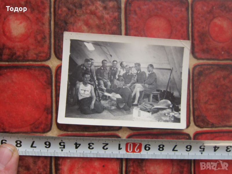 Картичка снимка немски войник 3 райх а12 , снимка 1