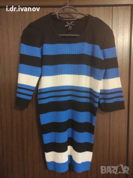 еластична рипсена тънко плетиво блуза Dreamstar , снимка 1