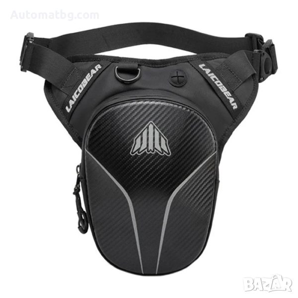 Мото чанта Automat, Водоустойчива, Карбон, снимка 1