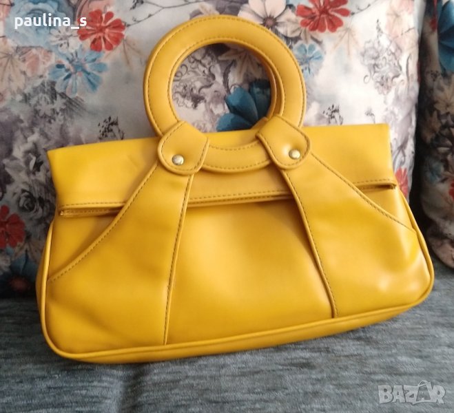 Уникална винтидж чанта / жълта чанта , снимка 1