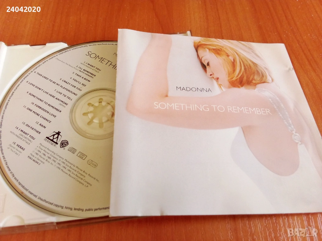 Madonna – Something To Remember оригинален диск, снимка 1