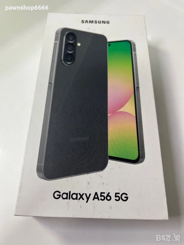 Samsung A56 НОВ не използван телефон 128GB Graphite, снимка 1