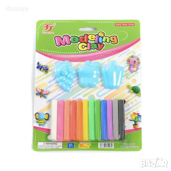 5920 Пластилин за моделиране с фигурки, снимка 1