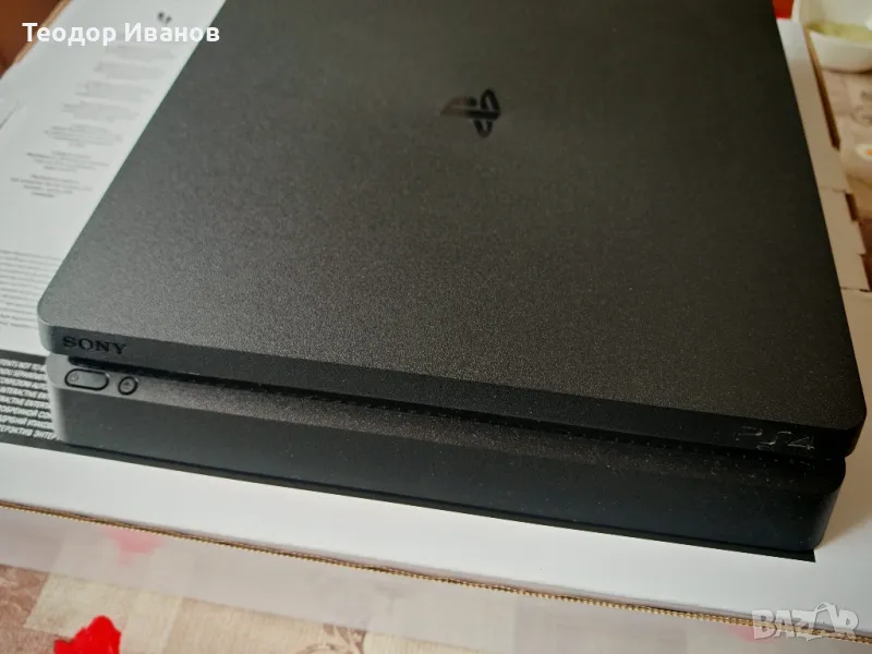 Sony Ps4 slim 500gb + пет игри, снимка 1
