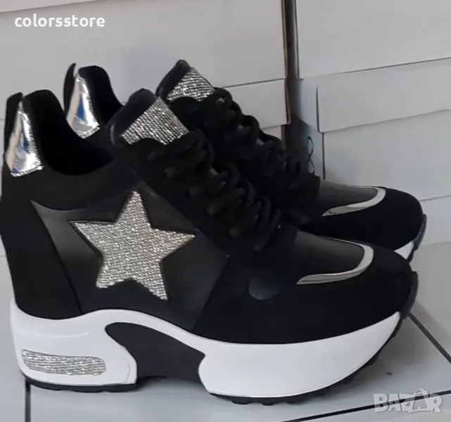 Кецове на платформа - черни - PA850, снимка 1