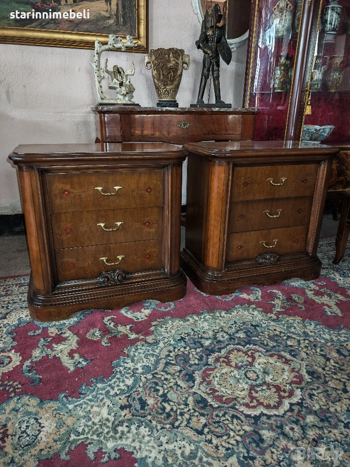 Масивни нощни шкафчета , снимка 1